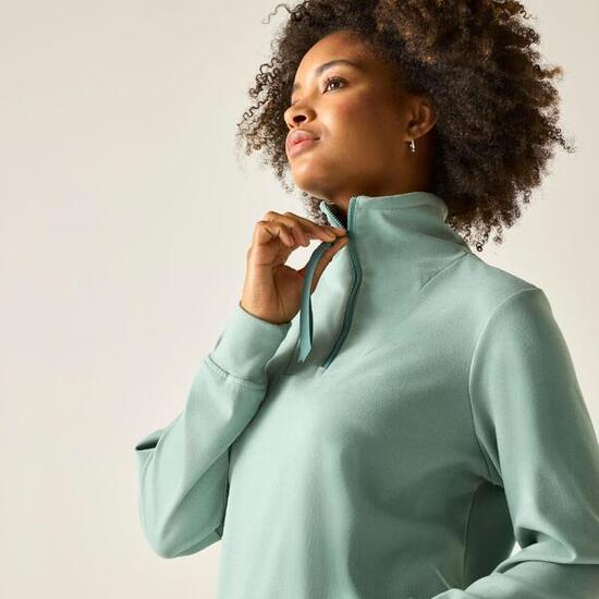 Polaire isolante demi-zippée Heidy pour femme