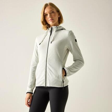 Ellula Damen-Fleecejacke mit durchgehendem Reißverschluss und Kapuze