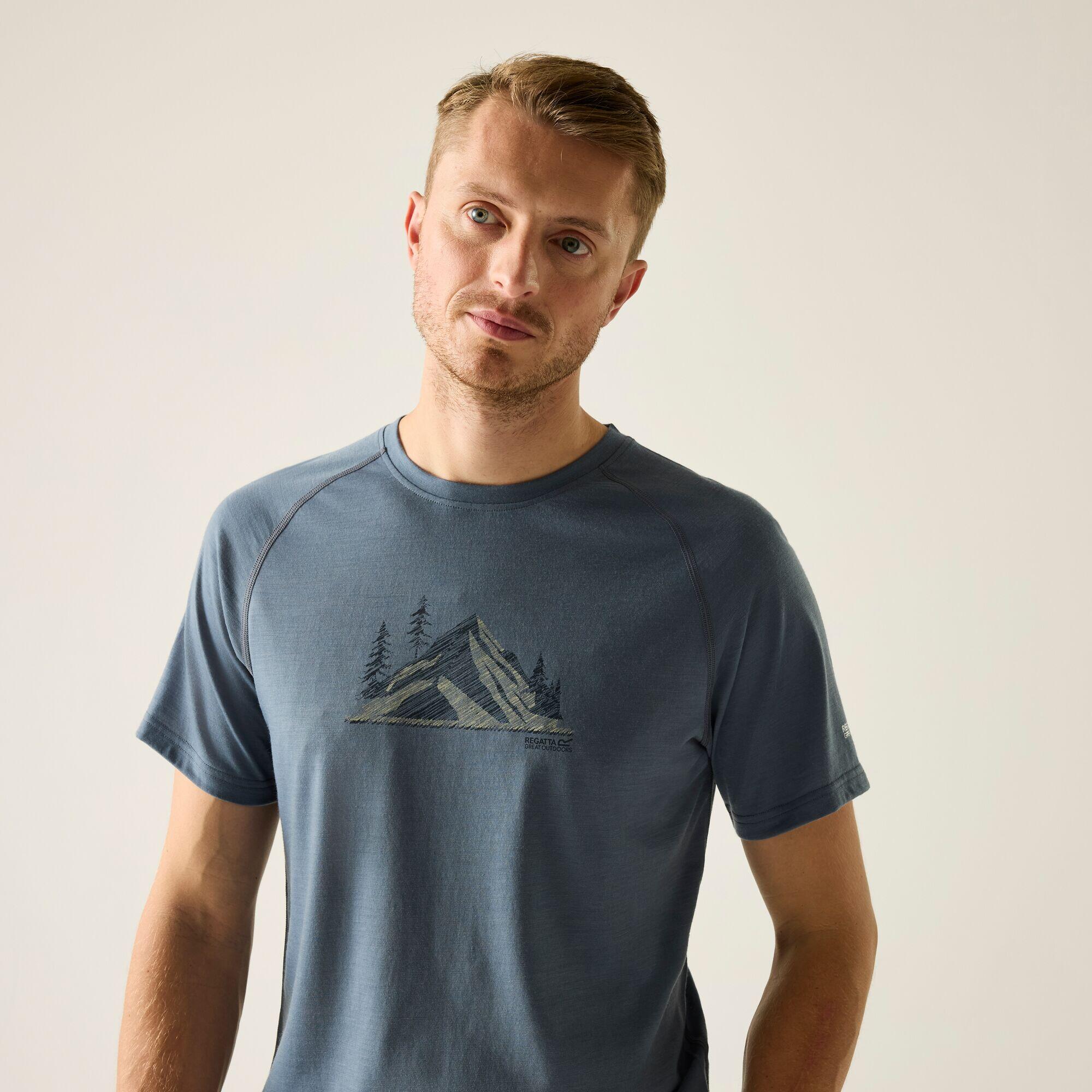 T-shirt graphique à manches courtes Escade pour homme 4/5