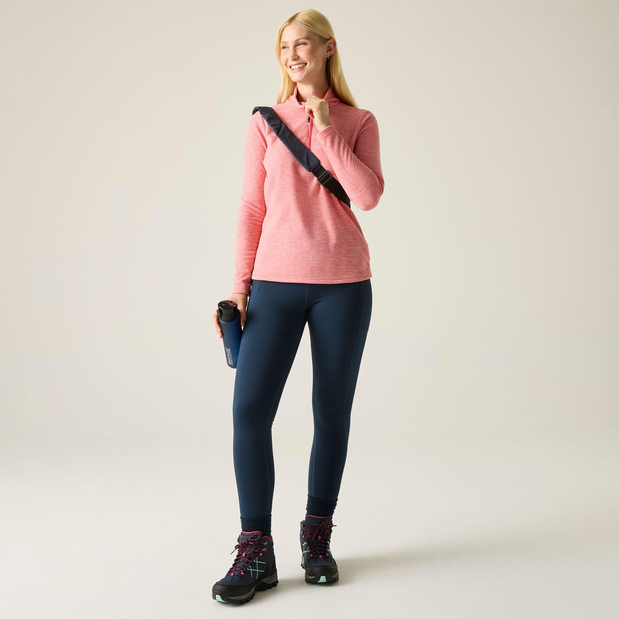 Damen Sweethart Marl Half Zip Fleece 3/5
