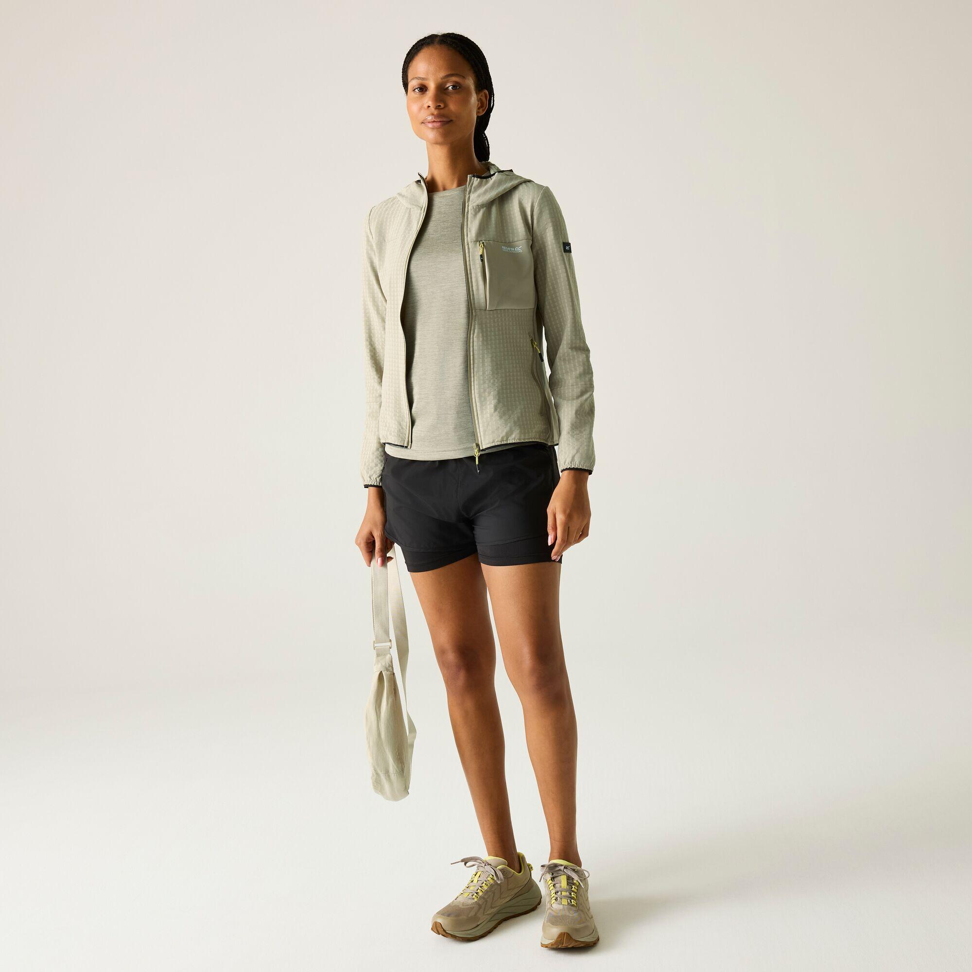 Damen Kemilia Fleecejacke mit durchgehendem Reißverschluss und Kapuze 3/6