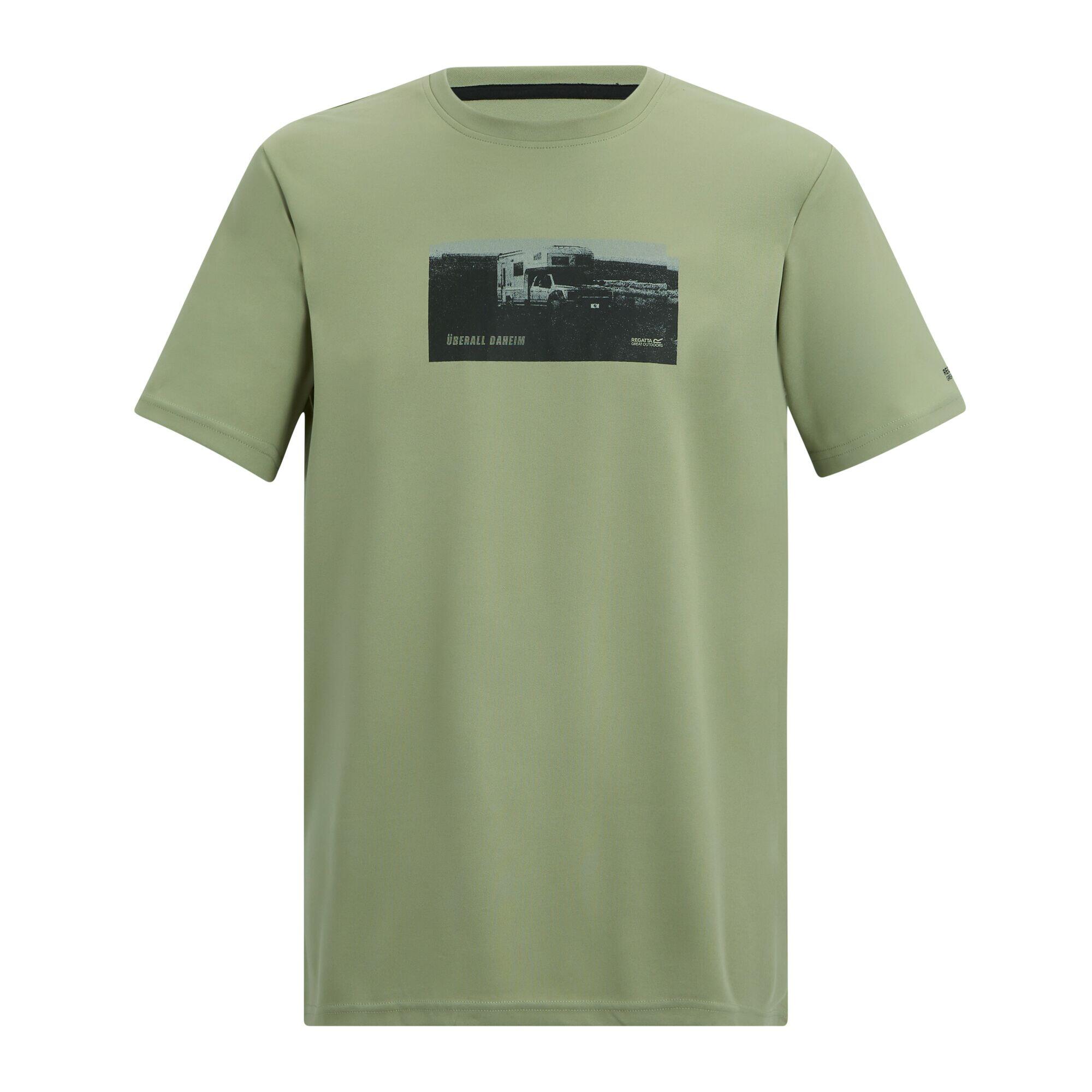 Herren Fingal Kurzarm-T-Shirt mit Slogan 5/5