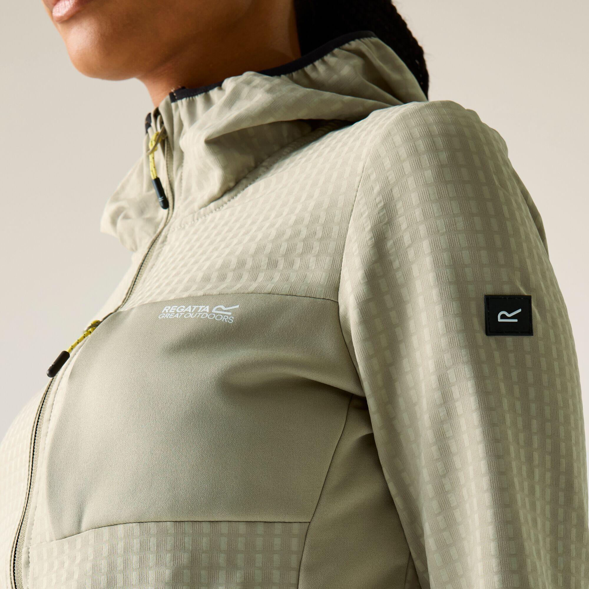 Chaqueta polar con capucha y cremallera completa Kemilia para mujer 5/6