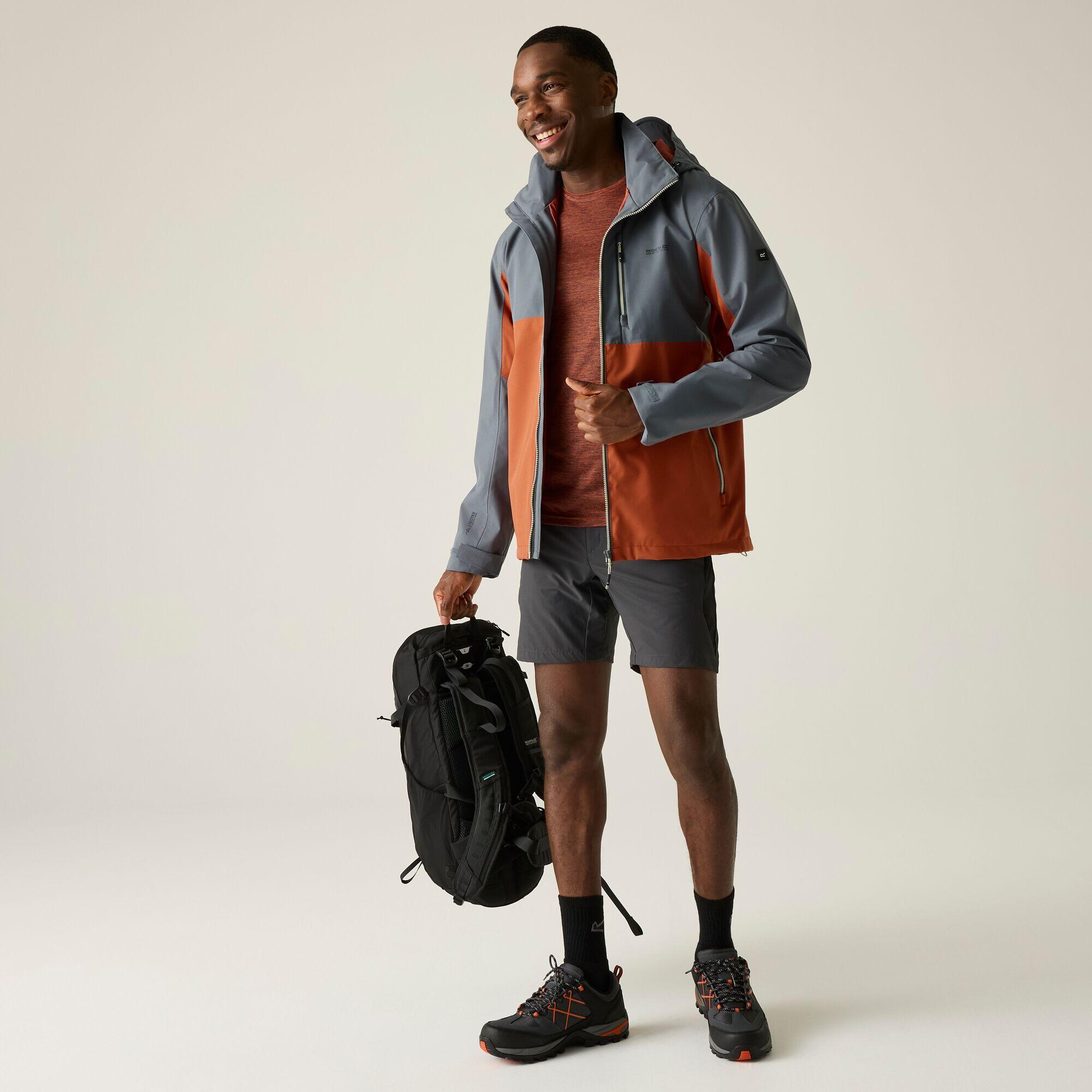 Veste de randonnée imperméable à capuche et à panneaux Bosfield pour homme 3/7