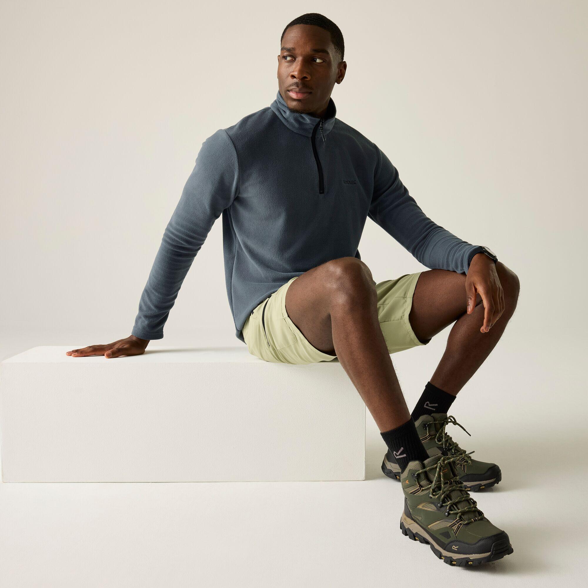 Thompson Homme Lightweight Half Zip Hiking Fleece 3/5