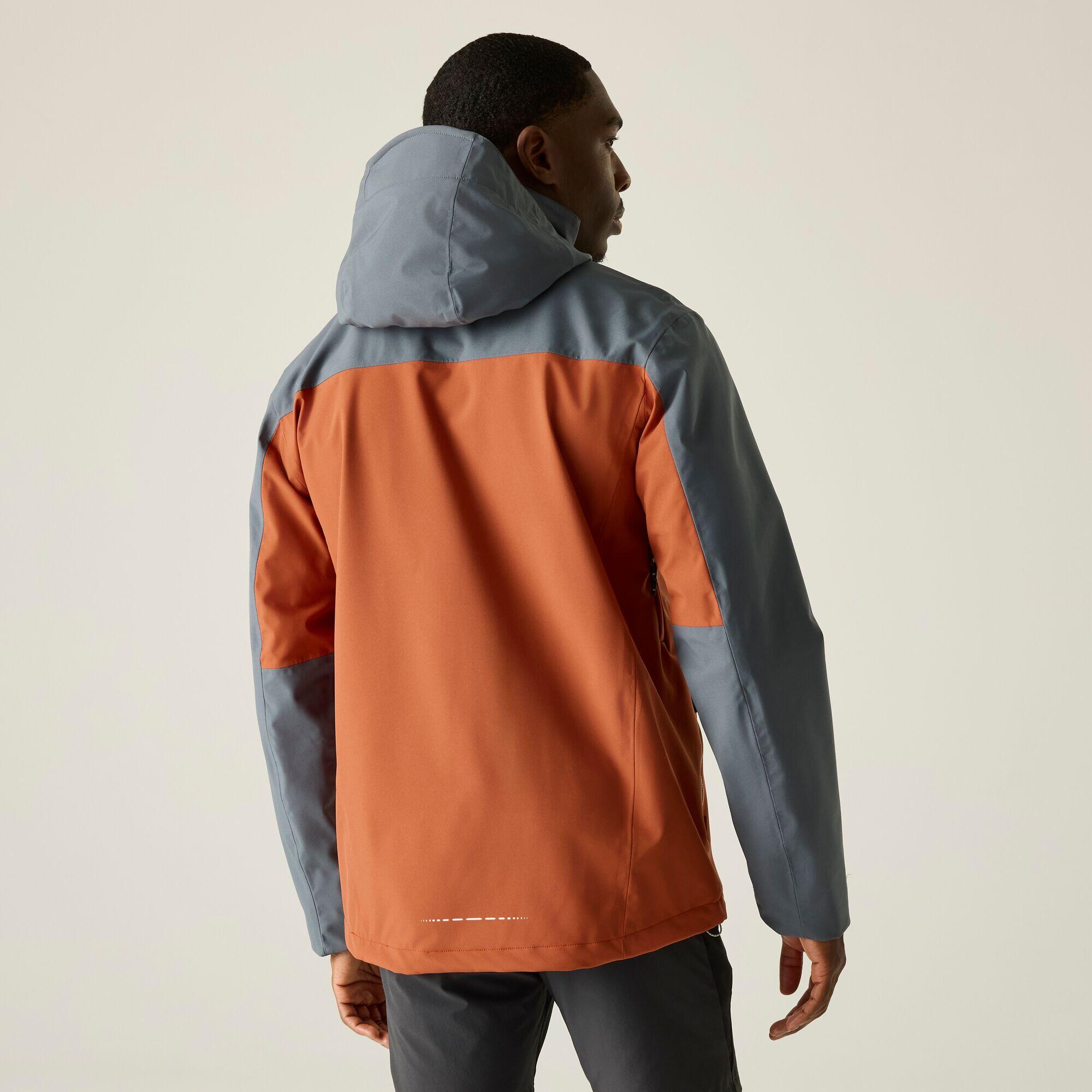Veste de randonnée imperméable à capuche et à panneaux Bosfield pour homme 2/7
