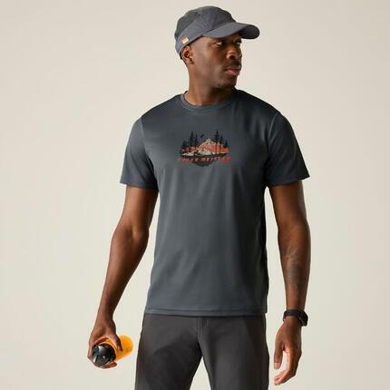 T-shirt à manches courtes pour homme Fingal avec slogan