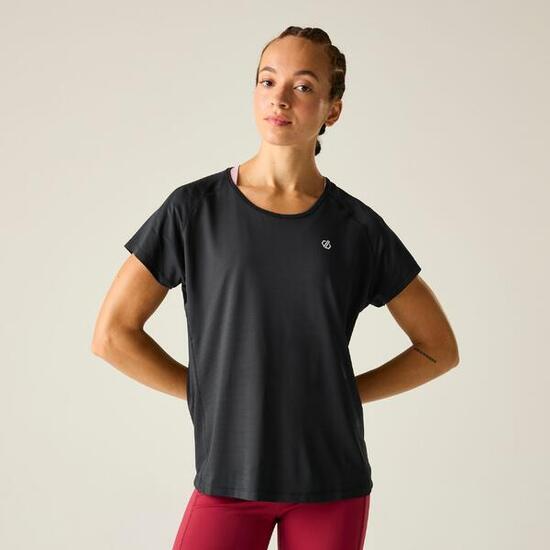 Damska koszulka z krótkim rękawem i okrągłym dekoltem Corral Active