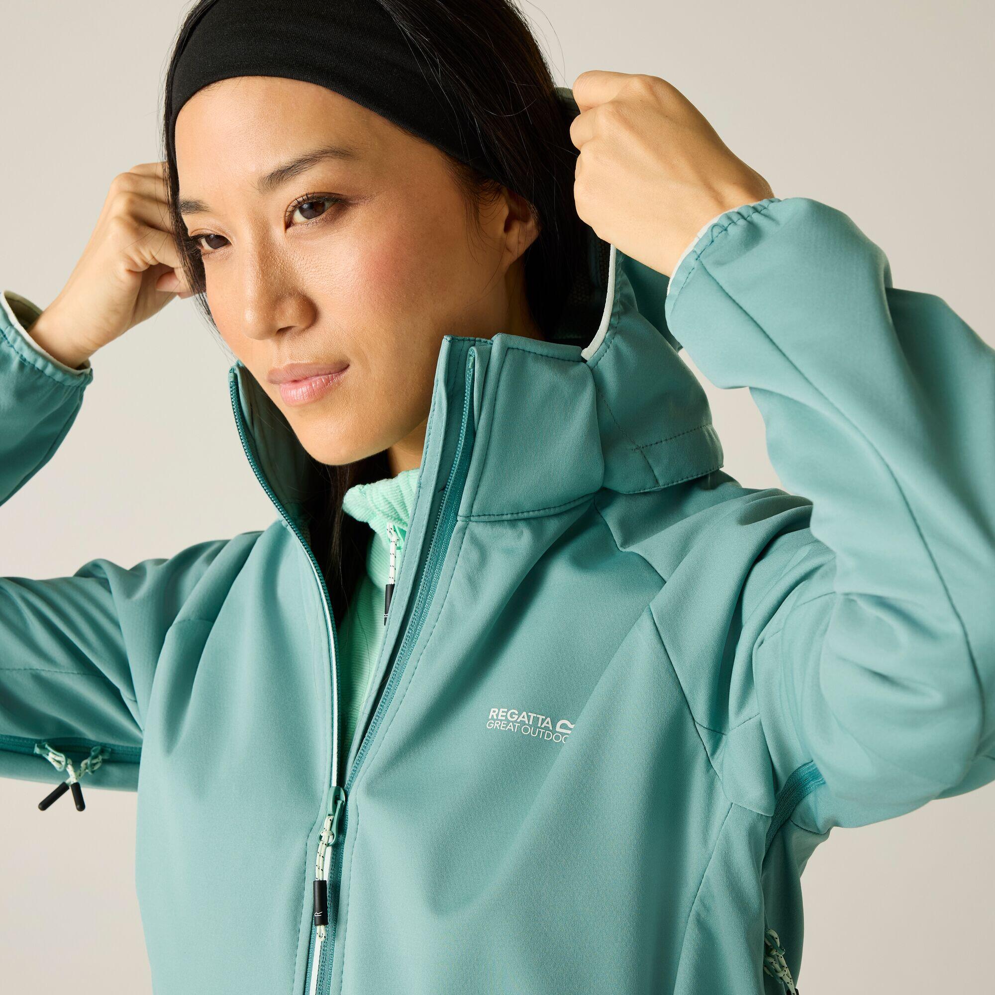 Bourda Damen-Softshelljacke mit Kapuze, winddicht und widerstandsfähig 5/5