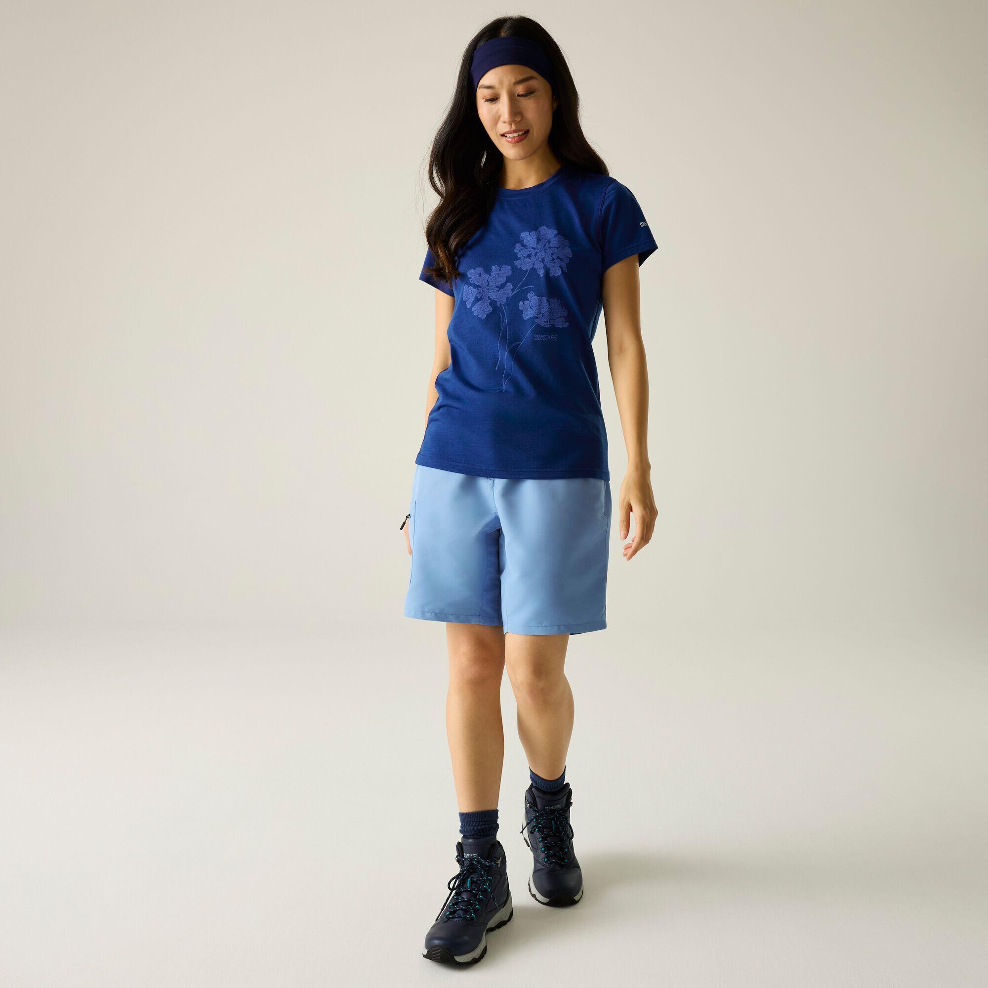 T-shirt graphique à manches courtes Escade en laine mérinos mélangée pour femme 3/5