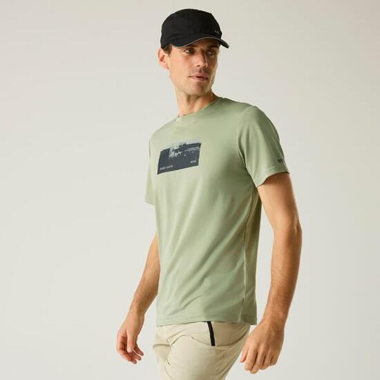 T-shirt à manches courtes pour homme Fingal avec slogan