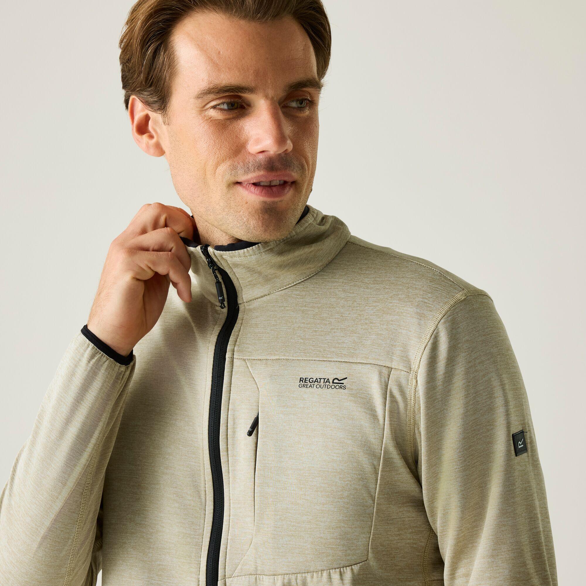 Maglia intermedia Hillden Marl con cerniera completa da uomo 5/5