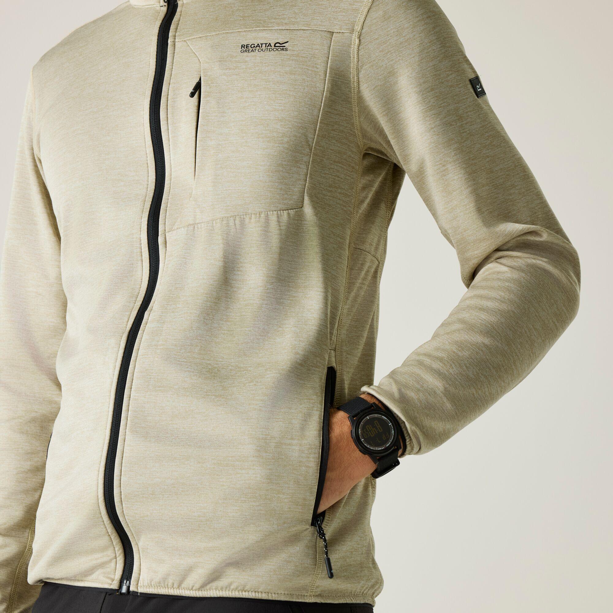 Maglia intermedia Hillden Marl con cerniera completa da uomo 4/5