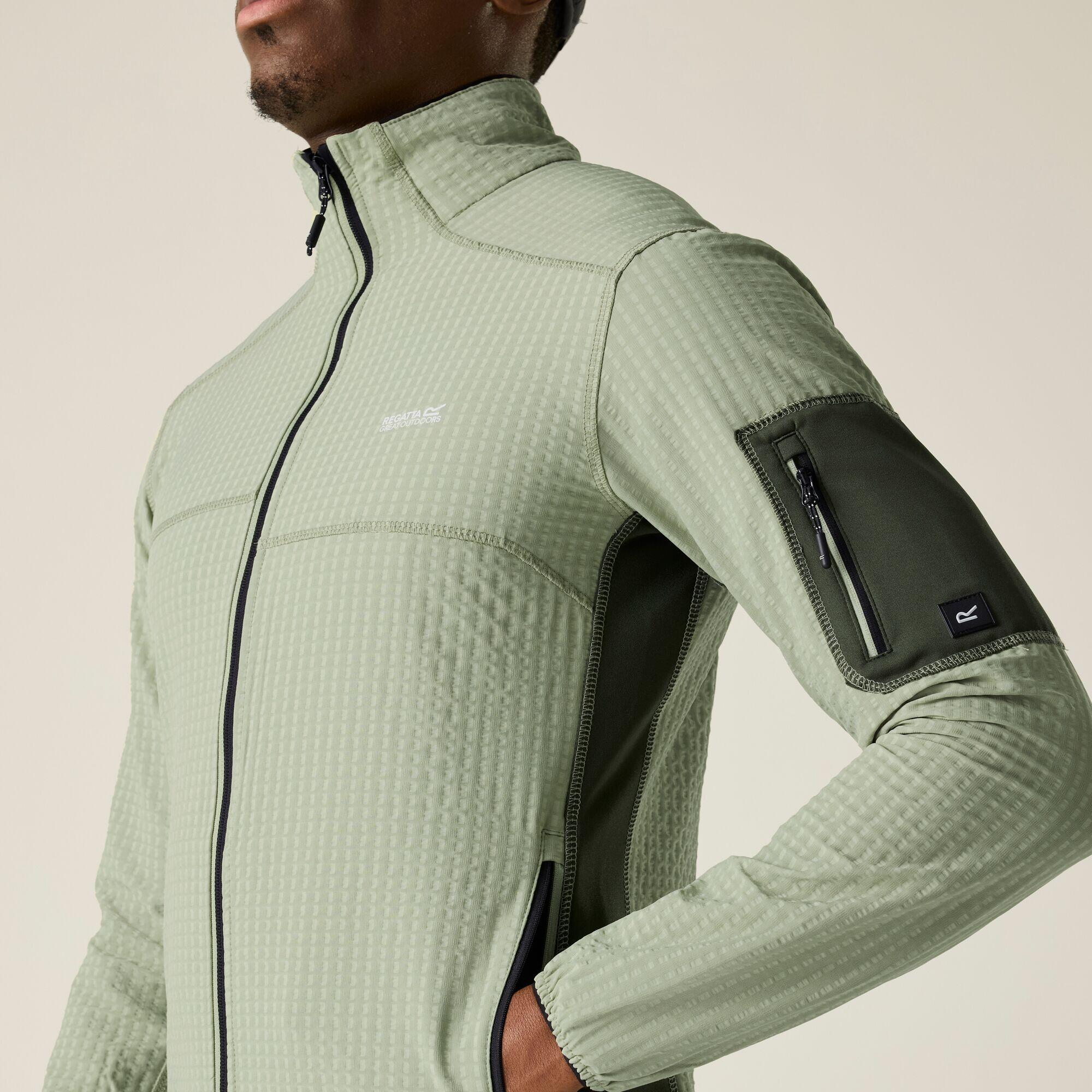 Baslinn Fleecejacke für Herren mit durchgehendem Reißverschluss 4/5
