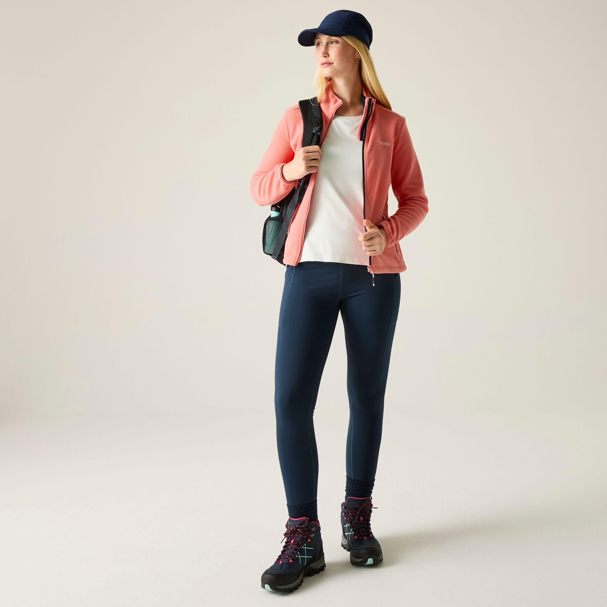 Damen Fleecejacke Reißverschluss 3/5