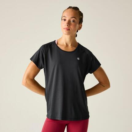 Damska koszulka z krótkim rękawem i okrągłym dekoltem Corral Active