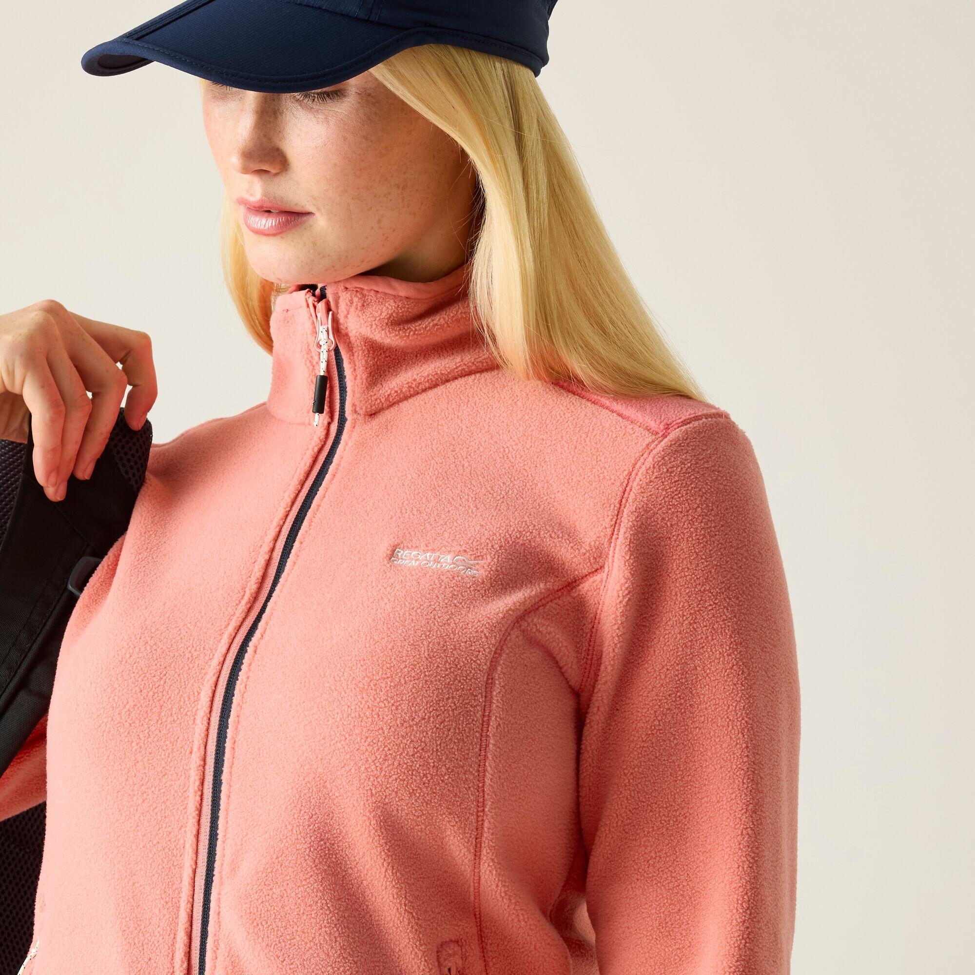Damen Fleecejacke Reißverschluss 4/5