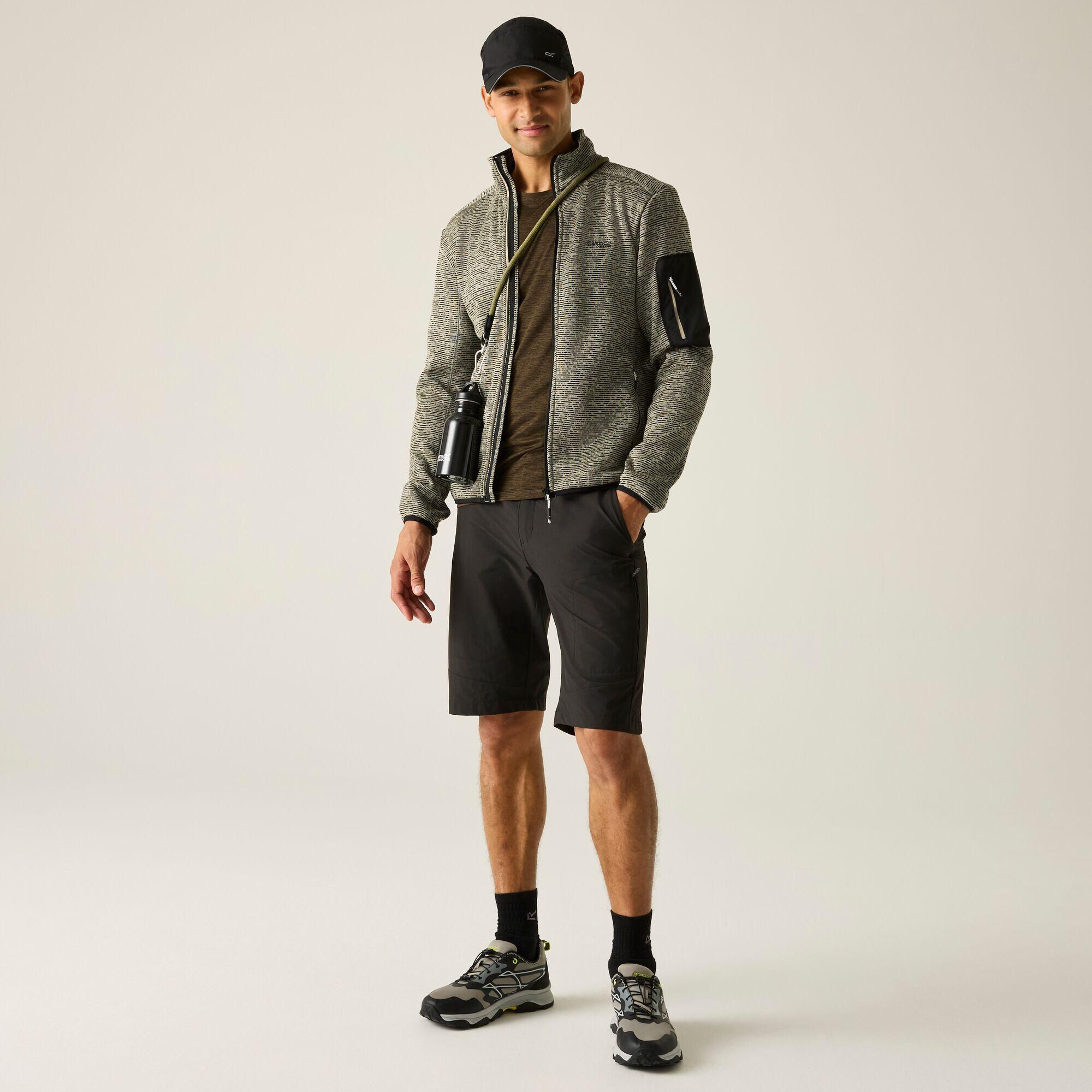 Felpa isolante da uomo Newhill in stretch con zip completa 3/5