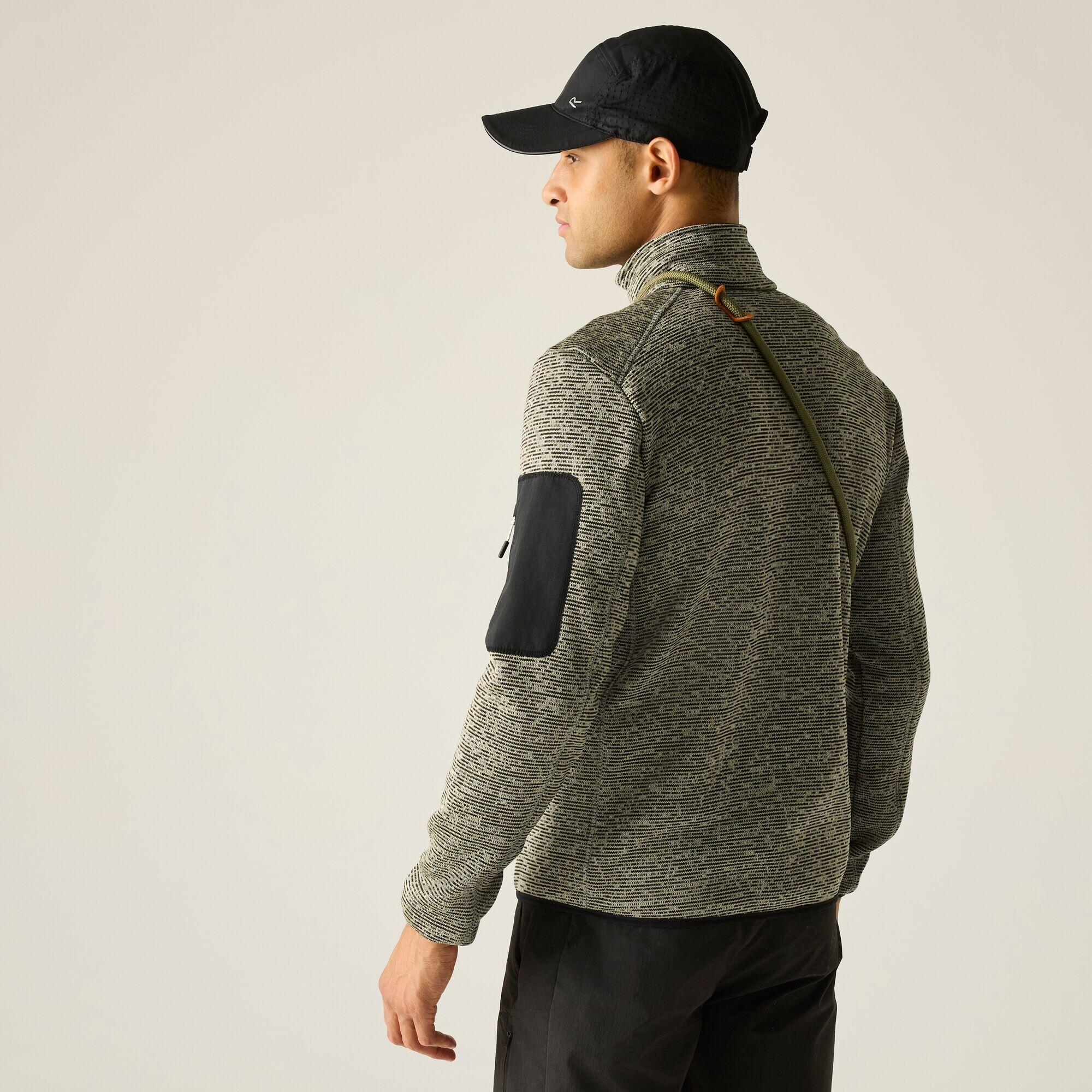 Felpa isolante da uomo Newhill in stretch con zip completa 2/5