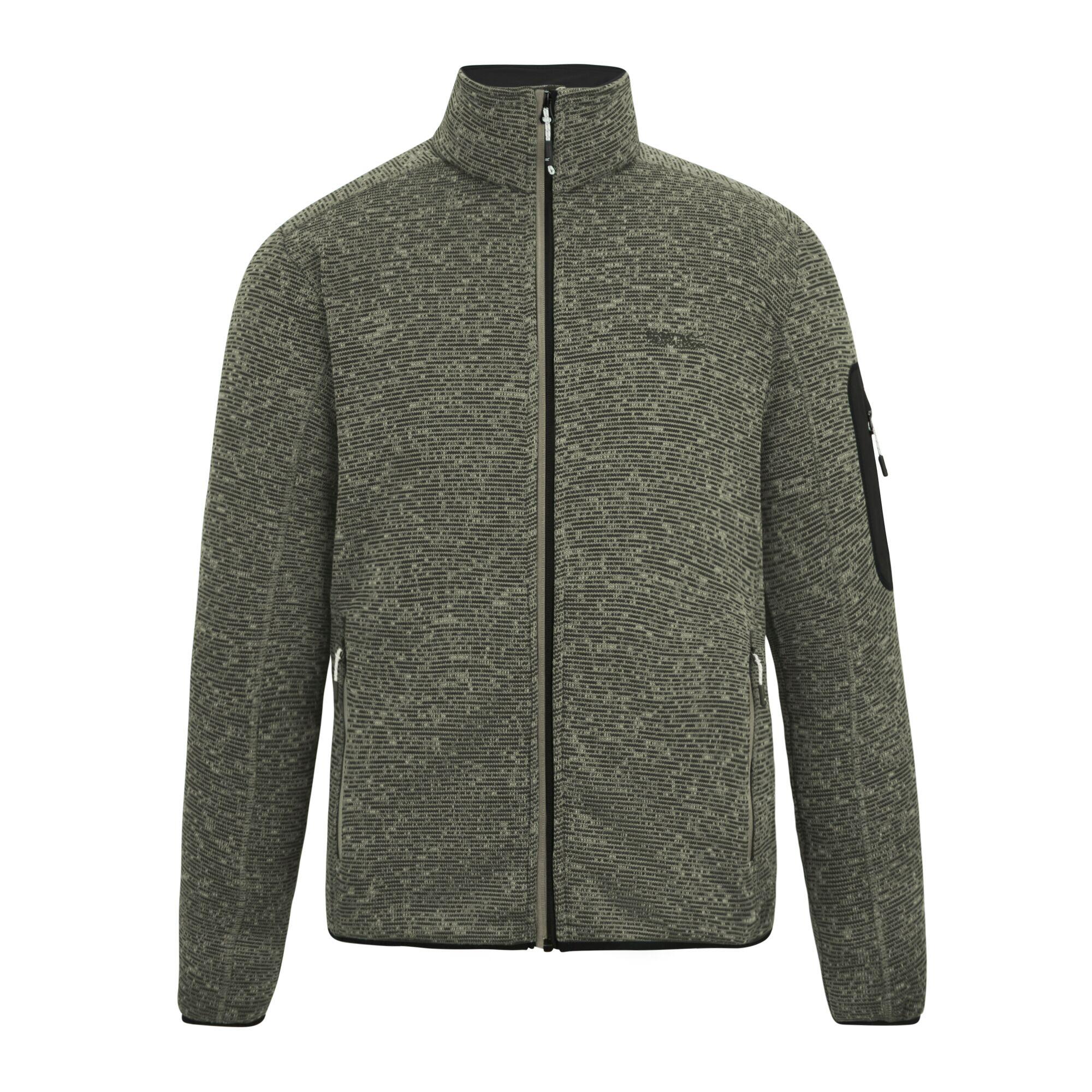 Felpa isolante da uomo Newhill in stretch con zip completa 5/5