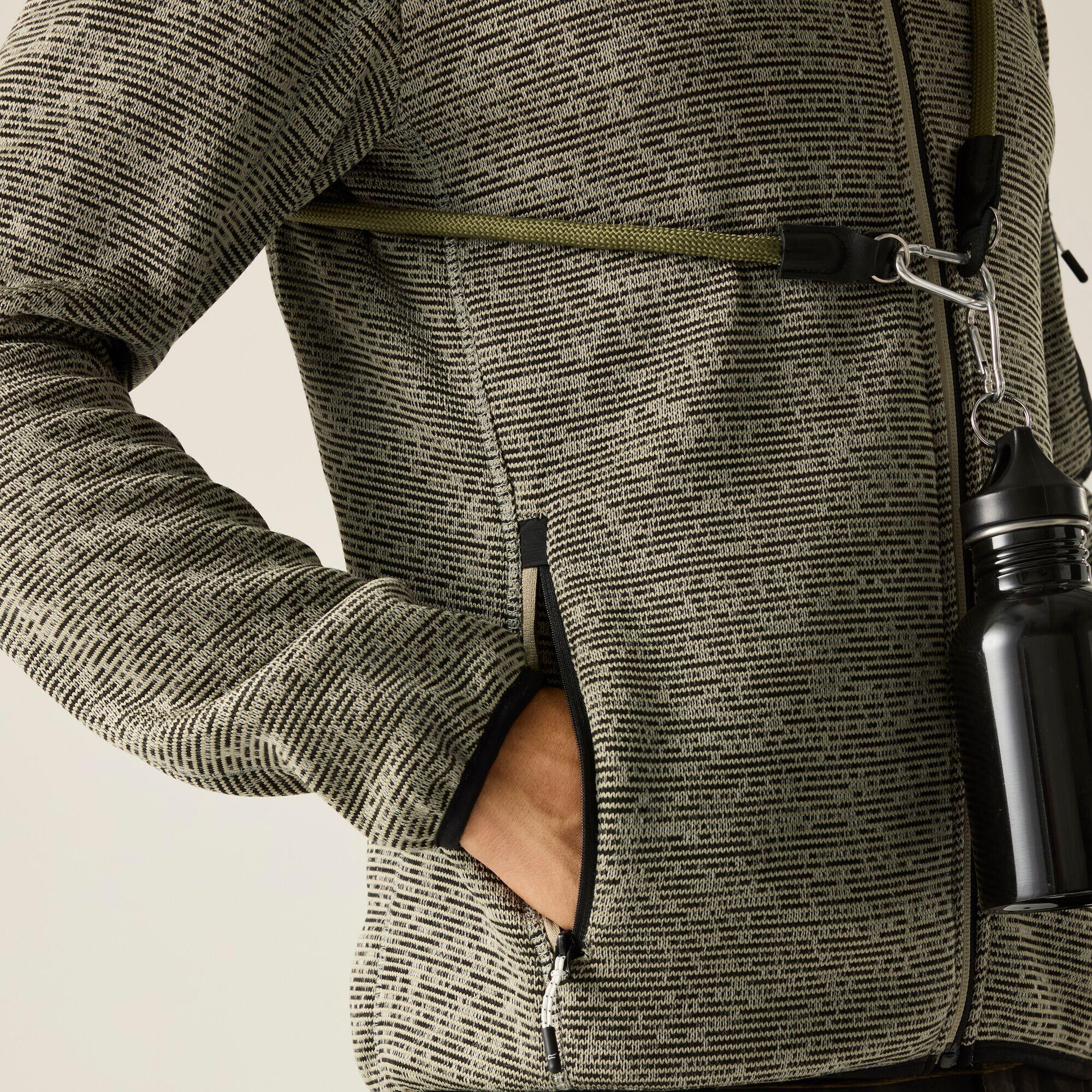 Felpa isolante da uomo Newhill in stretch con zip completa 4/5