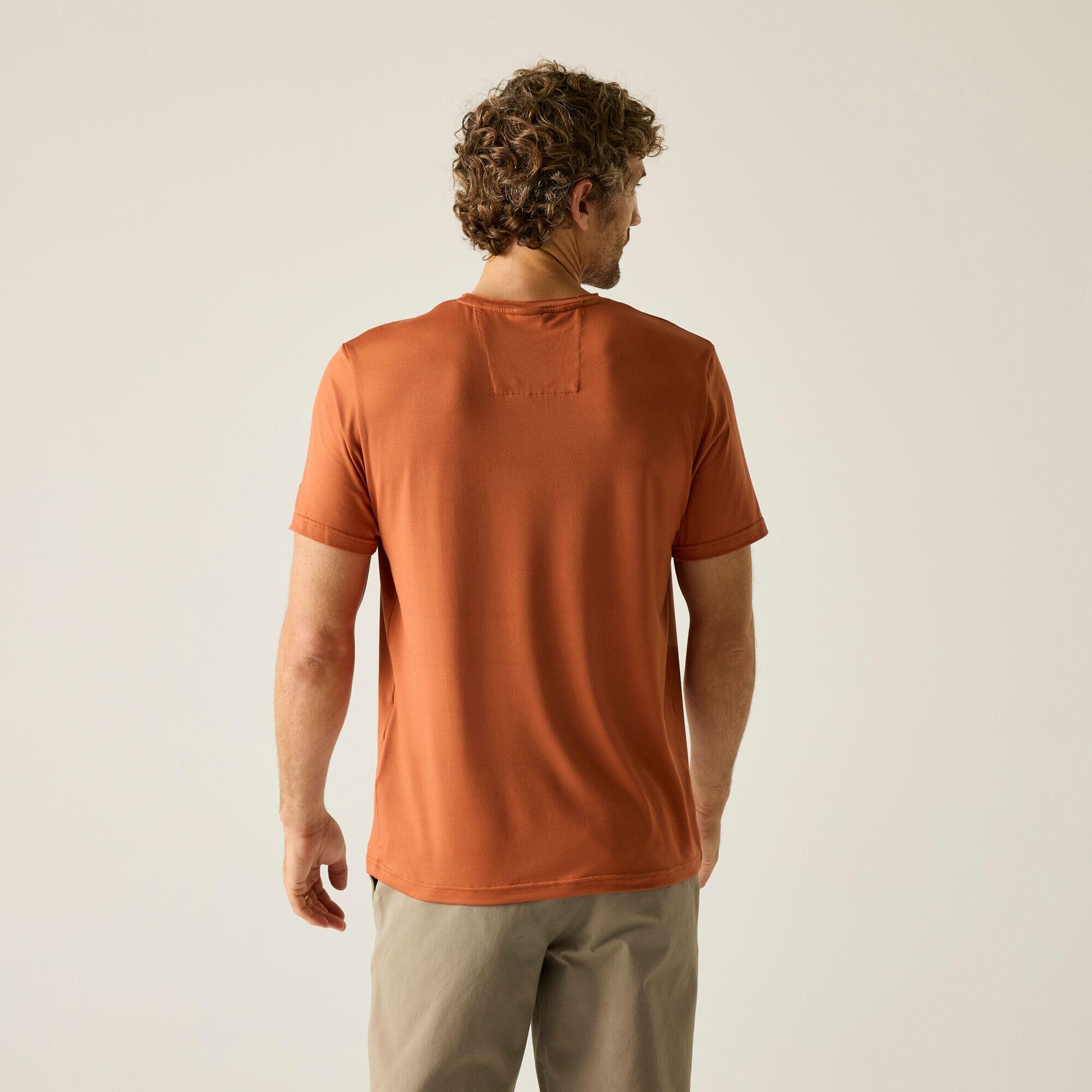 Heren Dewi T-shirt met korte mouwen en knoopsluiting 2/5