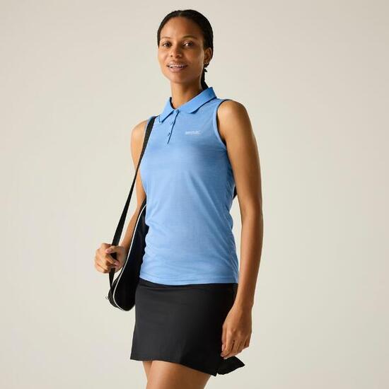 Damen Tima II Ärmelloses Poloshirt