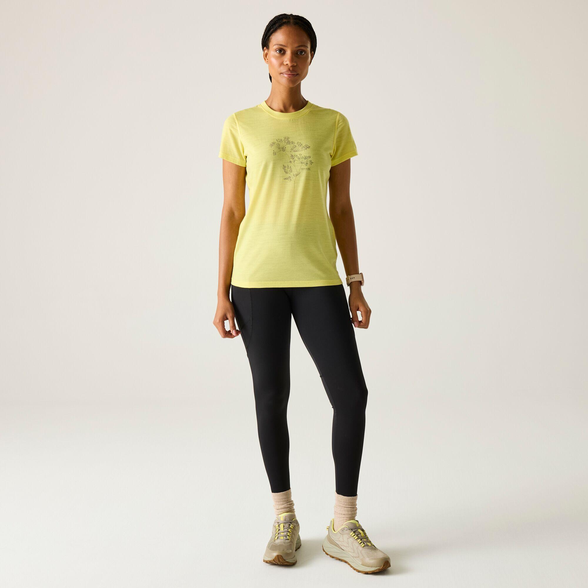 T-shirt graphique à manches courtes Escade en laine mérinos mélangée pour femme 3/5