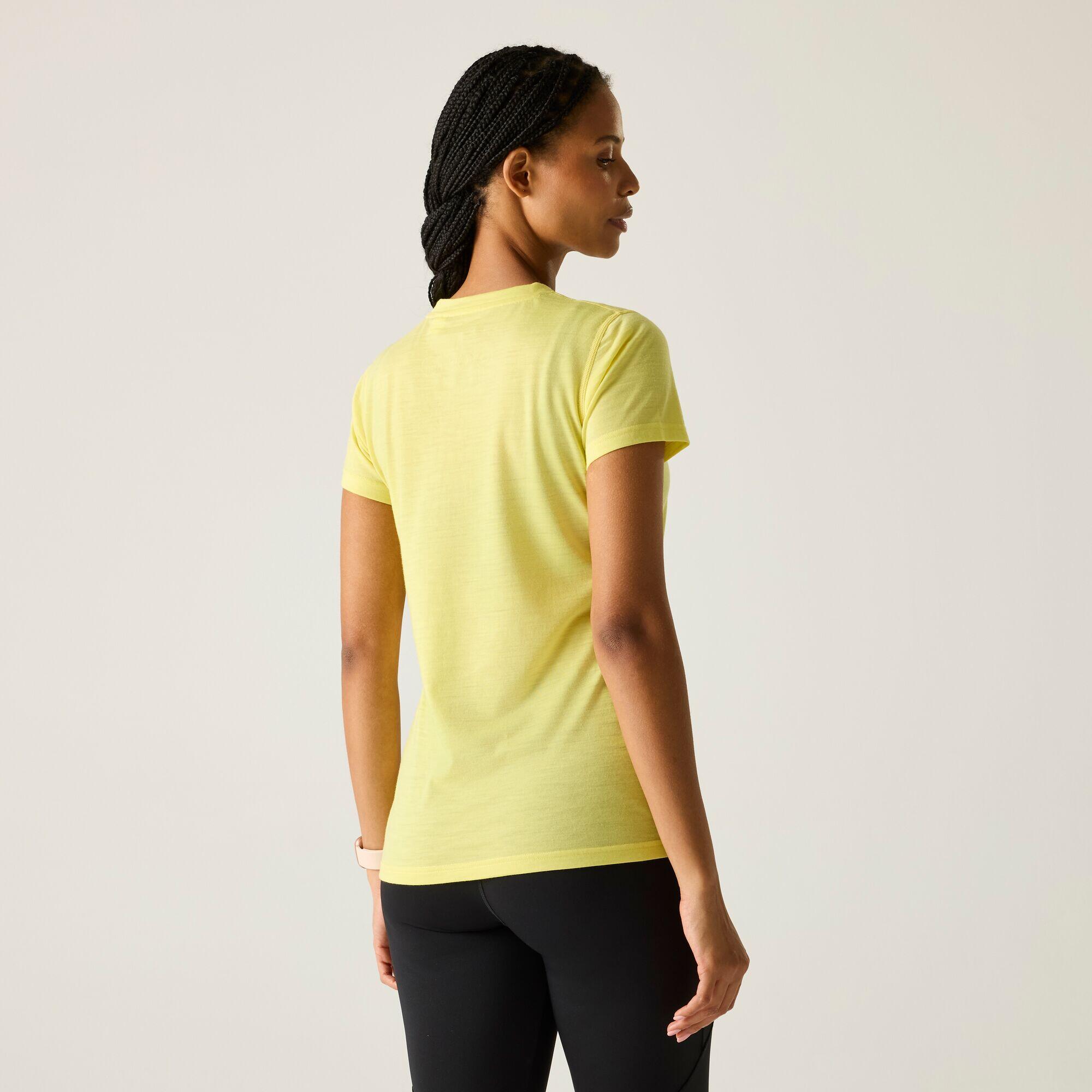 T-shirt graphique à manches courtes Escade en laine mérinos mélangée pour femme 2/5