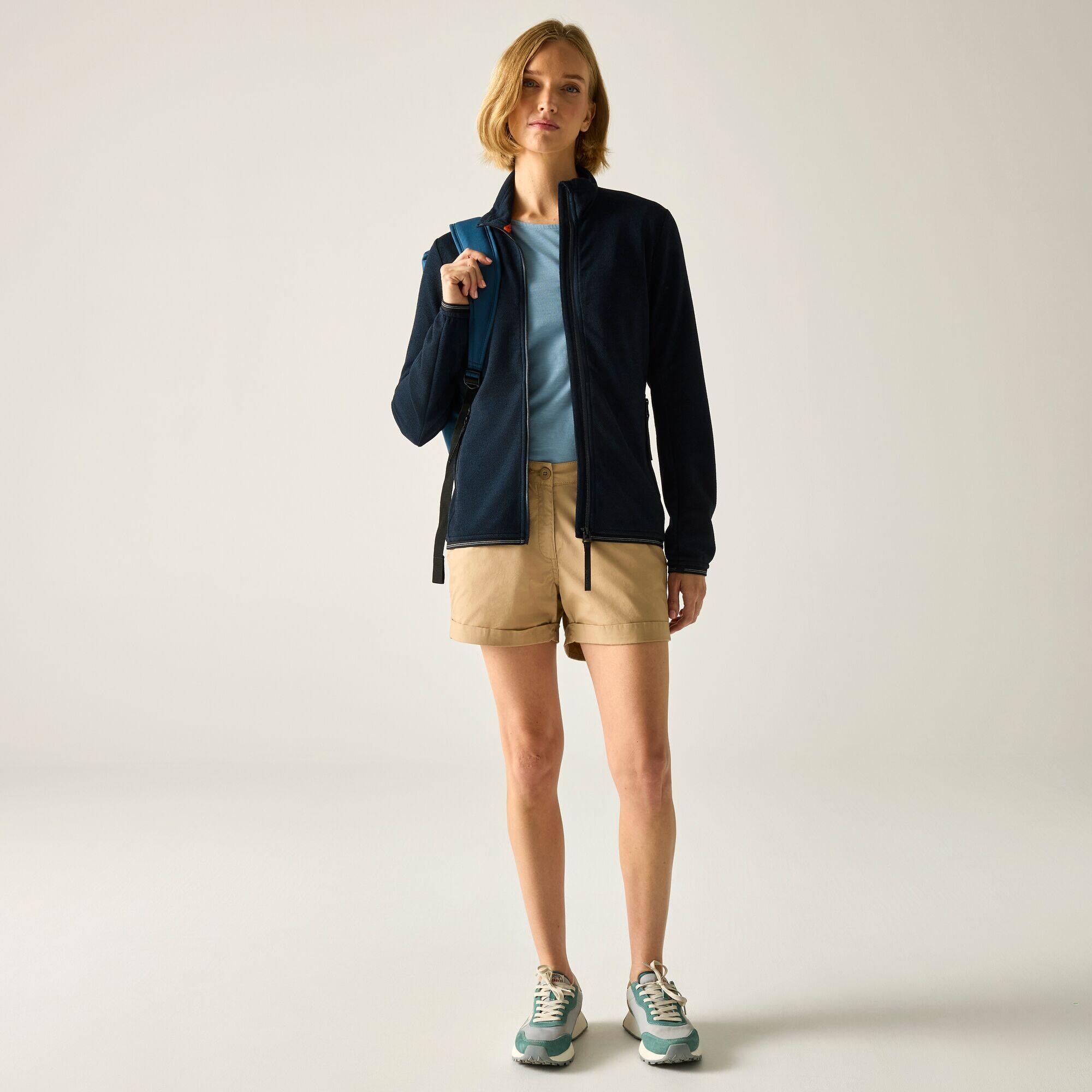 Pull polaire Mavrey pour femme, fermeture éclair intégrale, toucher doux. 3/5