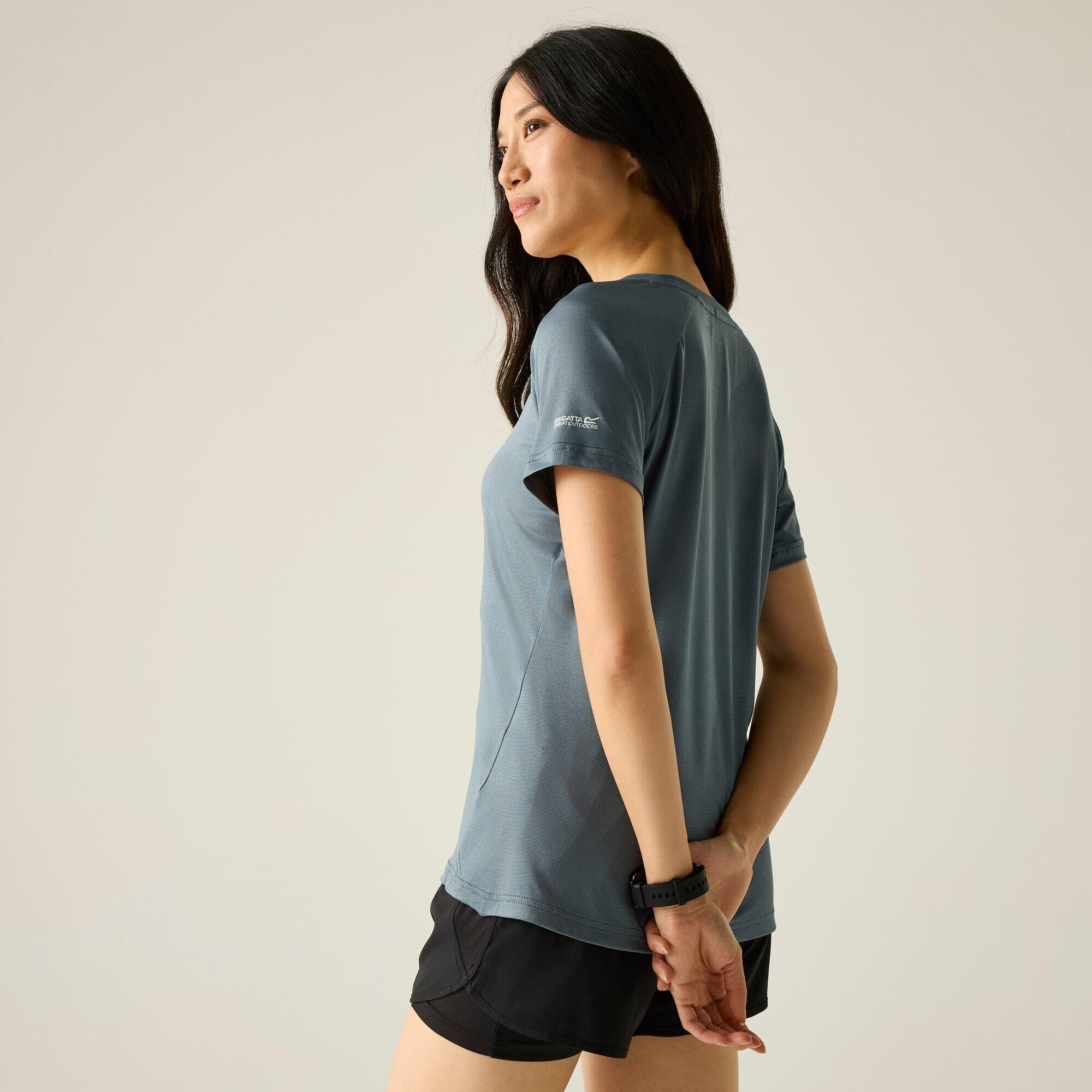 Dames Limonite T-shirt met korte mouwen en gemêleerde print 2/4