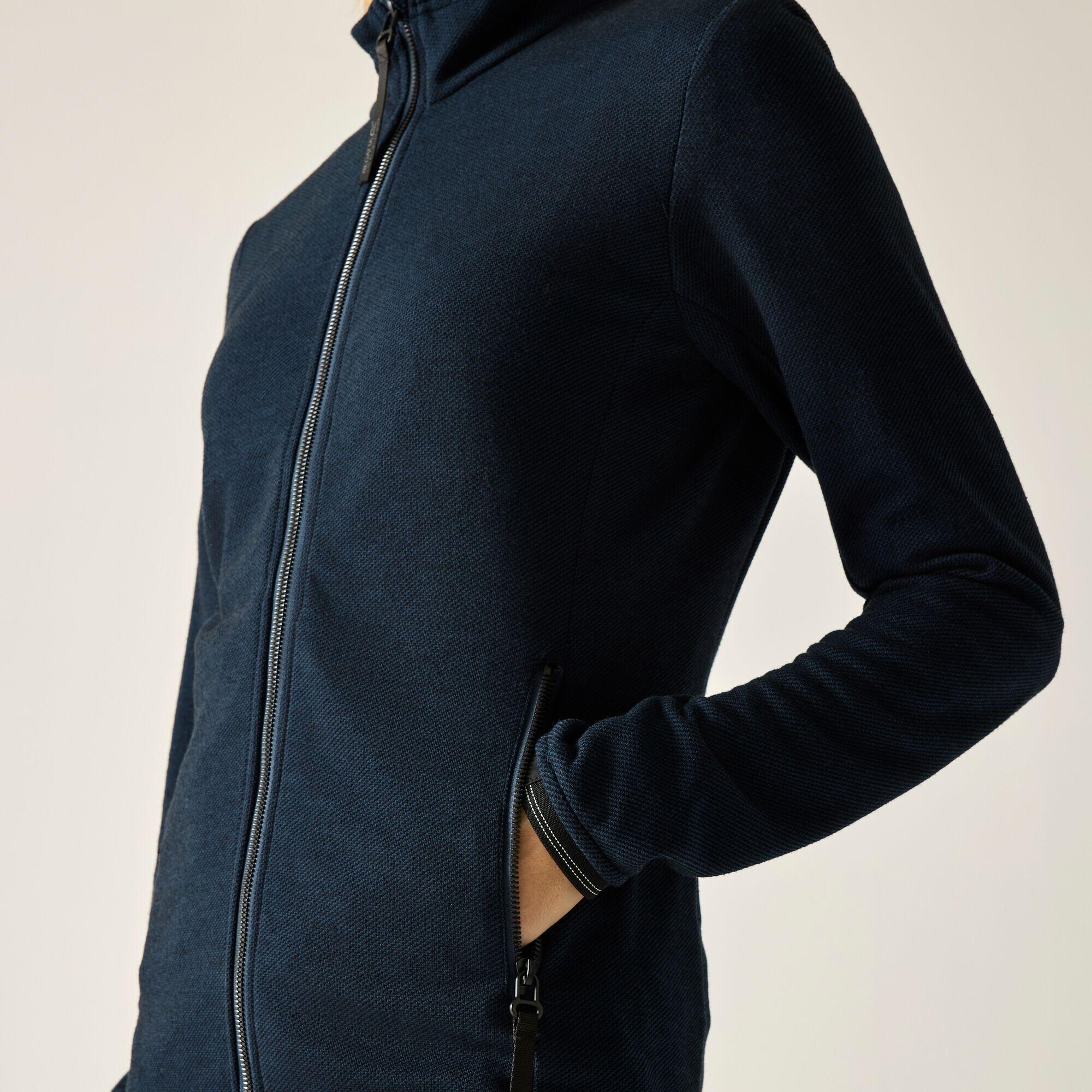 Pull polaire Mavrey pour femme, fermeture éclair intégrale, toucher doux. 4/5