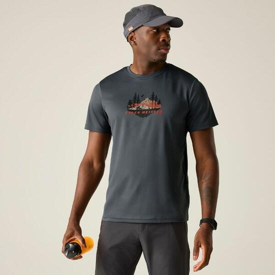 T-shirt à manches courtes pour homme Fingal avec slogan