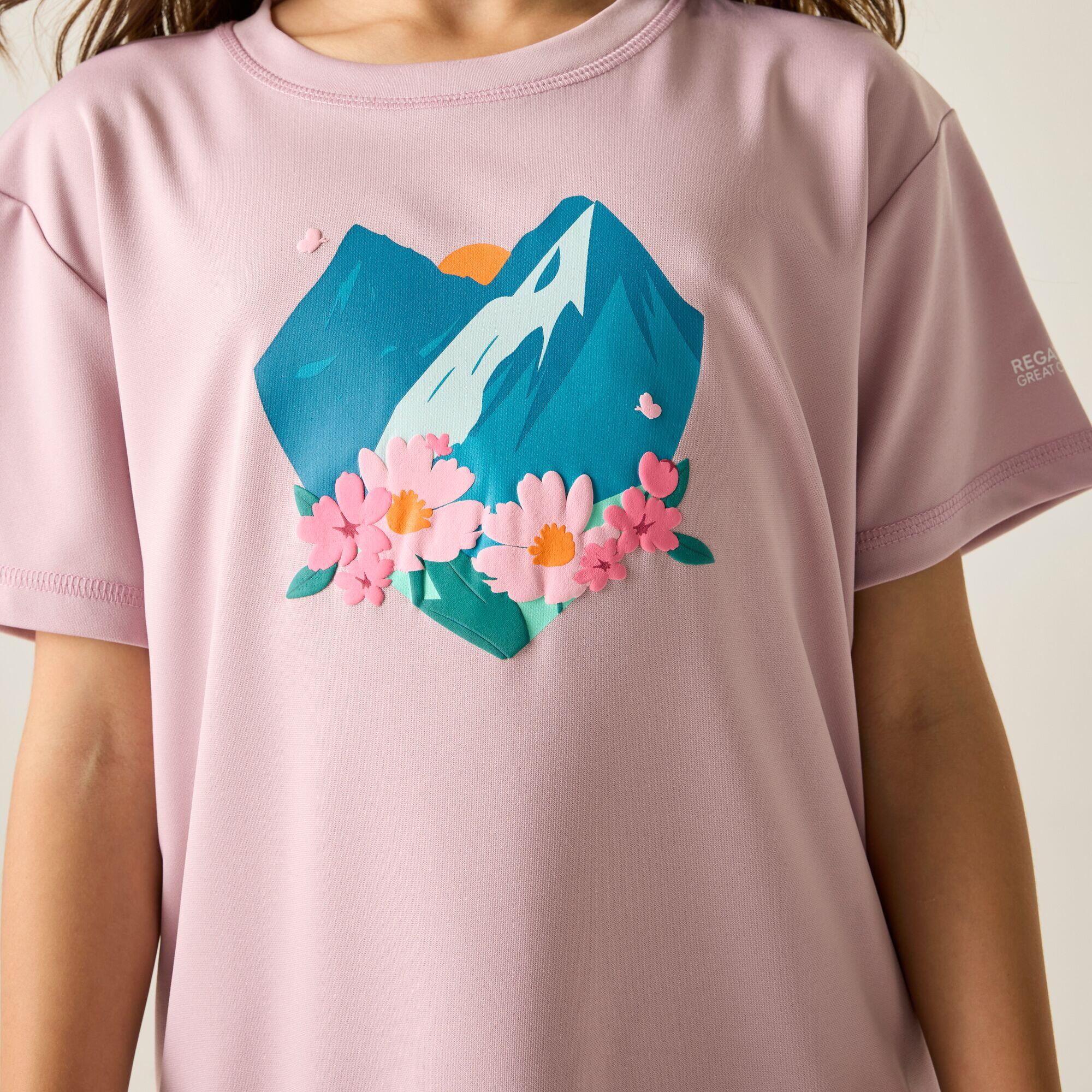 Kids Aria Short Sleeved Graphic T-Shirt 4/5