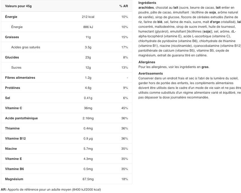 Barres énergétiques - Olimp Energy+ Bar - Cacahuètes et Caramel 2/3