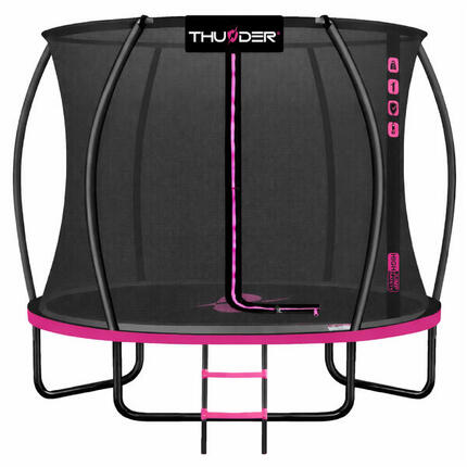 Trampoline de jardin pour enfants THUNDER INSIDE ULTRA 6FT 183CM rose