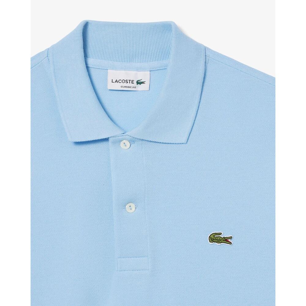 Lacoste Modelo L1212 Short Sleeved Ribbed Collar S Cor Azul 6/6