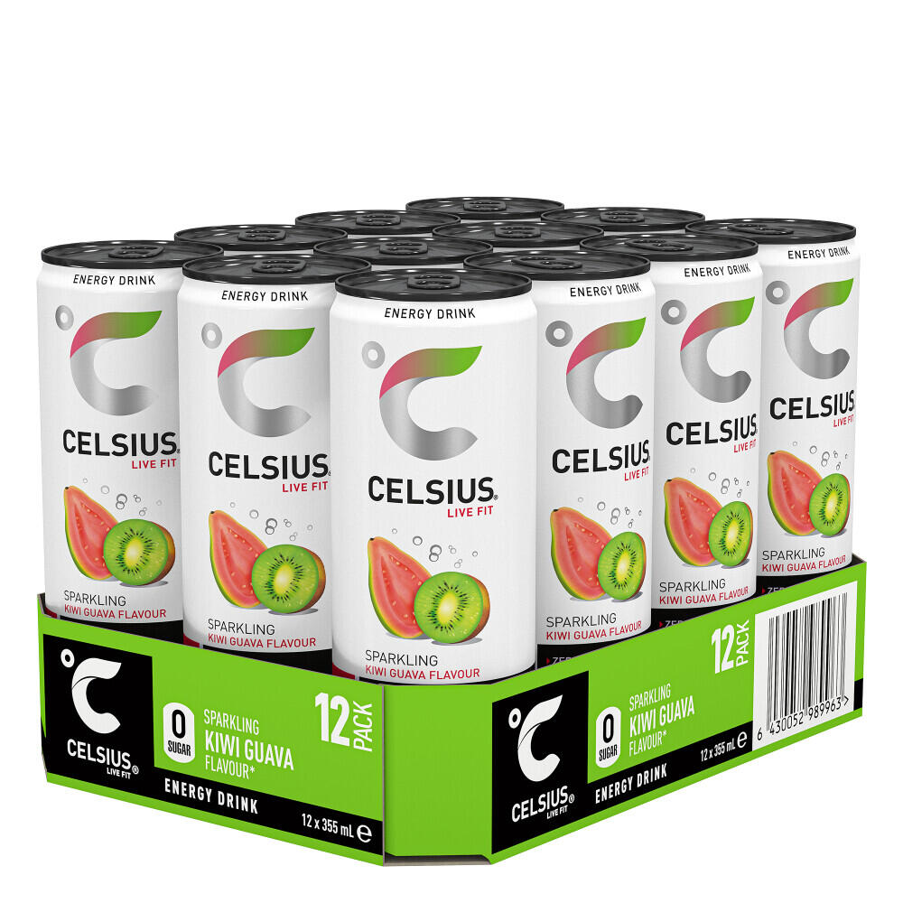 Boissons énergisantes - Celsius Energy Drink - Kiwi Goyave 1/3