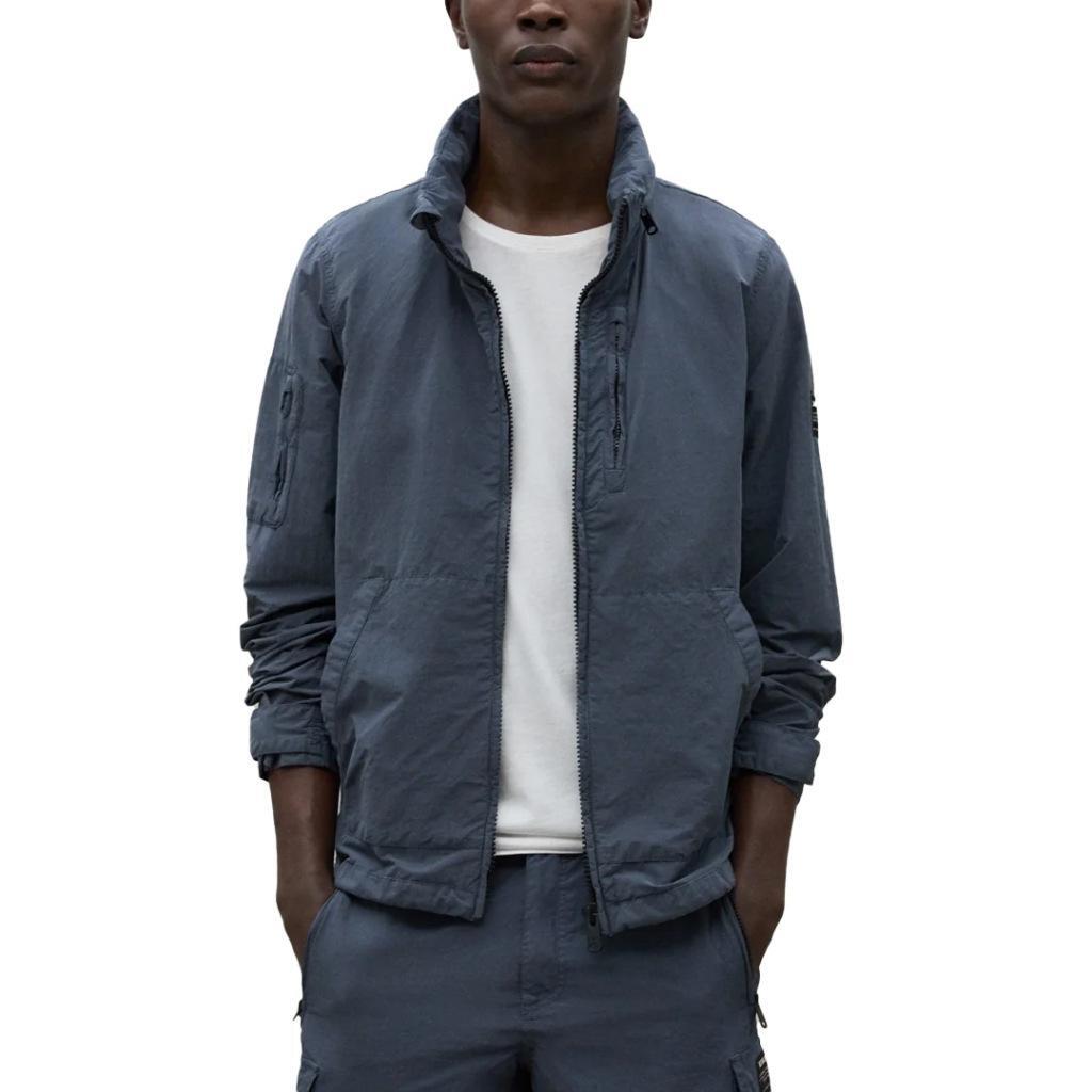 ECOALF Bunda Model Rigialf Jacket Barva Modrý