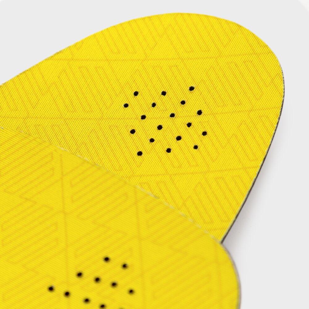 Palmilhas de ciclismo Homem e mulher Grip Yellow Amarelo 4/7