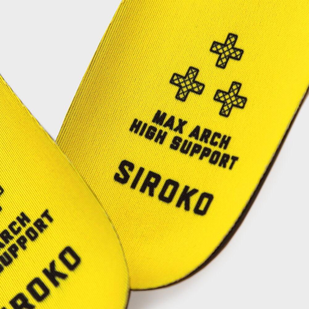 Palmilhas de ciclismo Homem e mulher Grip Yellow Amarelo 5/7