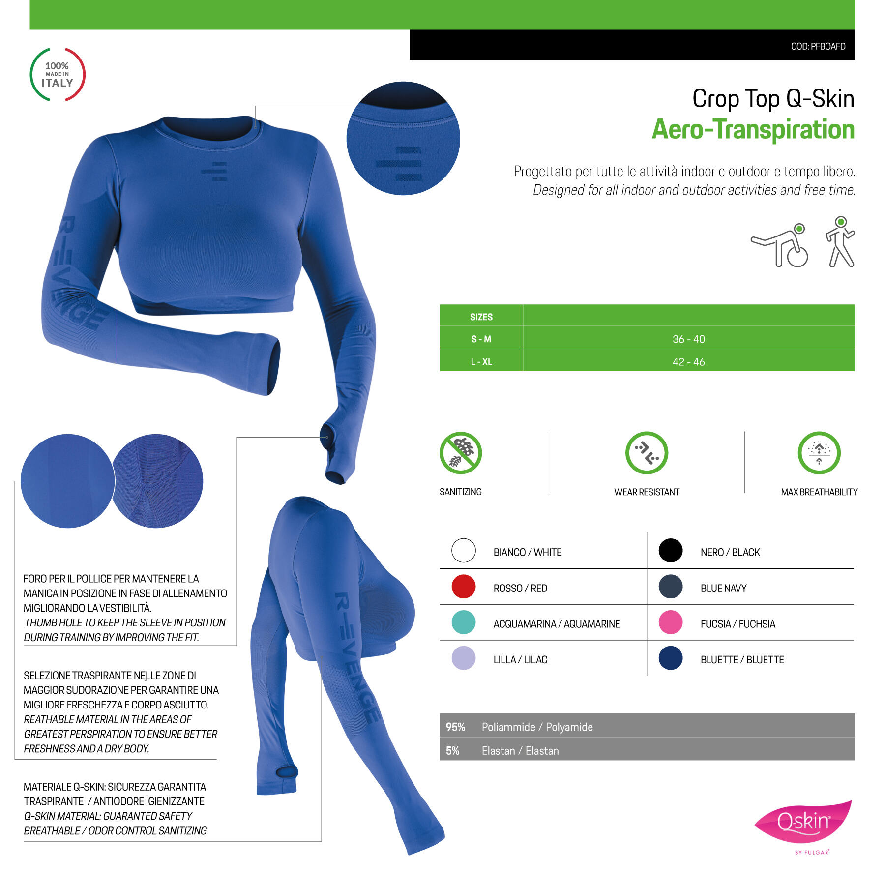Technisch dameshirt met lange mouwen voor alle fitness- en outdoor-activiteiten 5/5