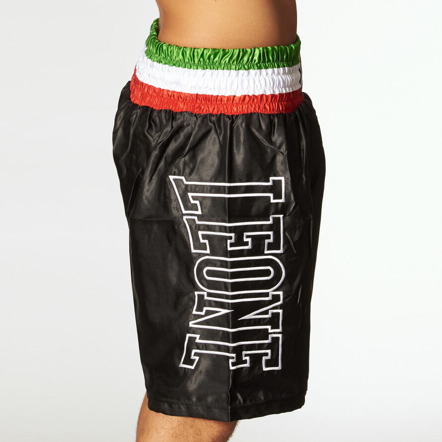 Leone1947 Calças de boxe AB733 pretas XL 3/4