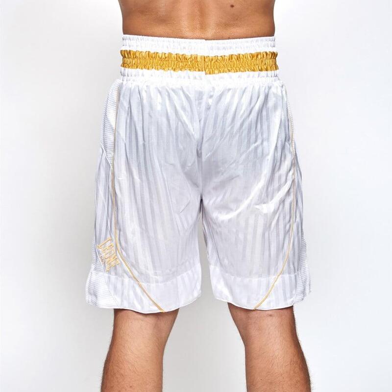Short Leone Boxing Premium Alb