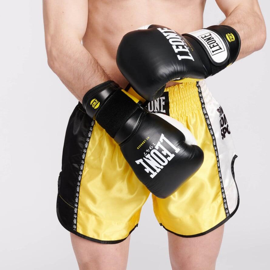 Leone1947 Pantalón Kick & Thai Training amarillo M 3/7