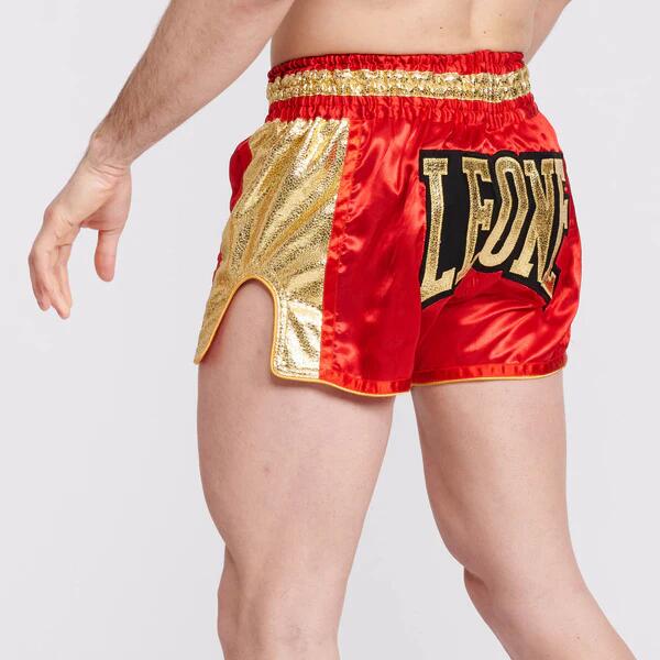 Leone1947 Pantalón Muay Thai KHAO LAK rojo XL 4/7