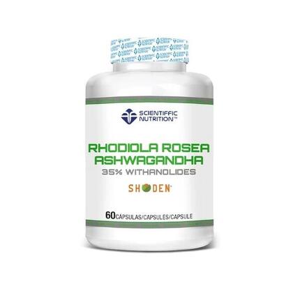 Rhodiola Rosea y Ashwagandha 60 cápsulas Scientiffic Nutrition