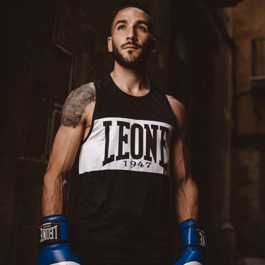 Leone1947 Camisola de boxe SHOCK preta L 2/5