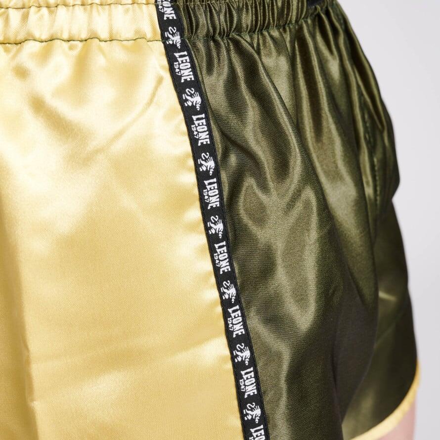 Leone1947 Pantalón Kick & Thai Training Verde S 4/7