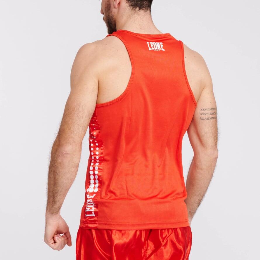 Camisola de boxe Leone1947 AB726 vermelha XXL 4/6